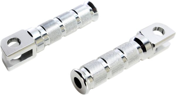 Footpegs Silver Suz-front