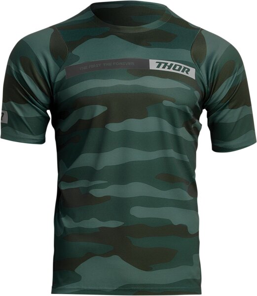 Jersey Asist Ss Camo Gn Lg