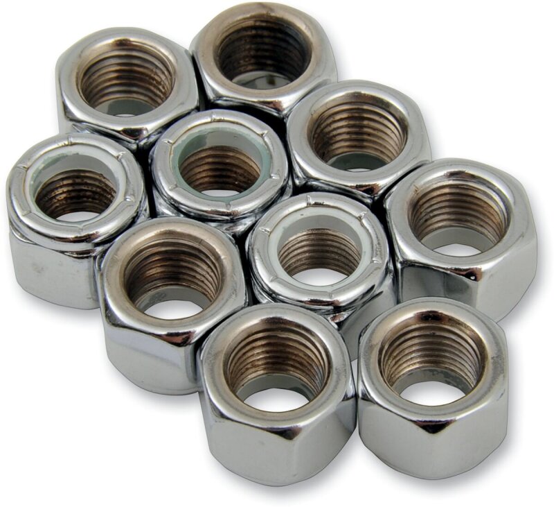 3/8-24 Chr Nylon Nut
