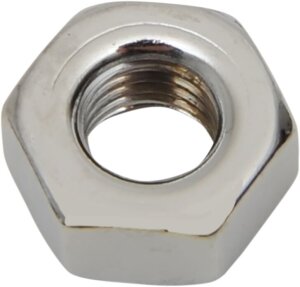 1/4-28 Chrome Hex Nut