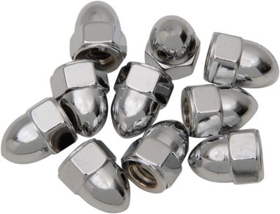1/4-28 Acorn Nut Chrome