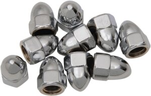 3/8-24 Acorn Nut Chrome