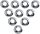 Chrome Cup Washer 5/8 Id