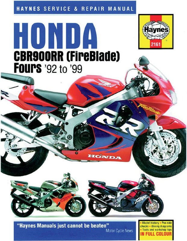 Manual Hon Cbr900rr