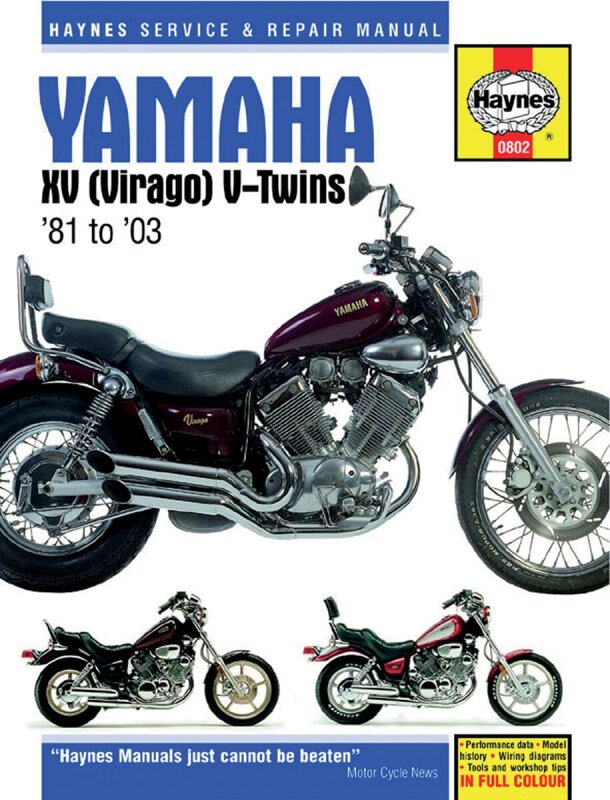 Manual Yam Xv Virago V-tw