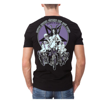 Down-N-Out Evil Ways T-shirt black Size S