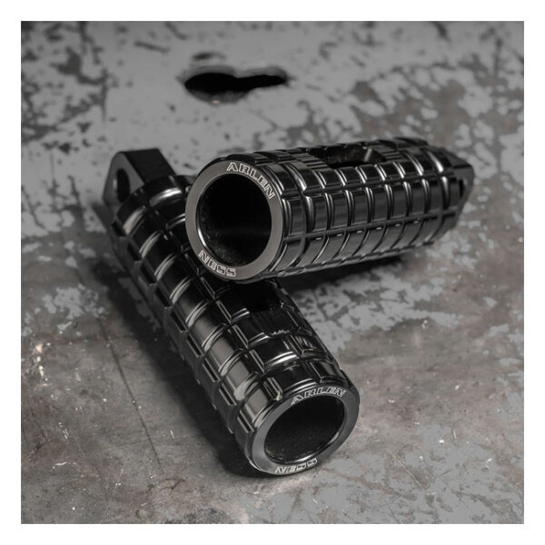 Arlen Ness, Speedliner Passenger footpeg set. Black