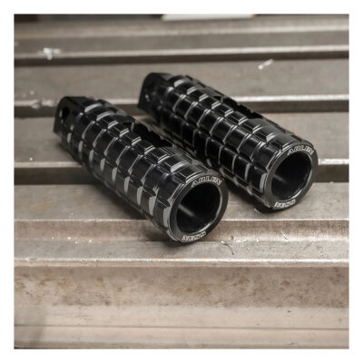 Arlen Ness, Speedliner Passenger footpeg set. Black