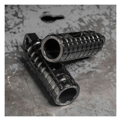 Arlen Ness, Speedliner Passenger footpeg set. Black