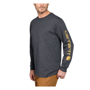 Carhartt Sleeve logo long sleeve carbon heather Size S