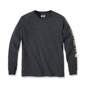 Carhartt Sleeve logo long sleeve carbon heather Size 2XL