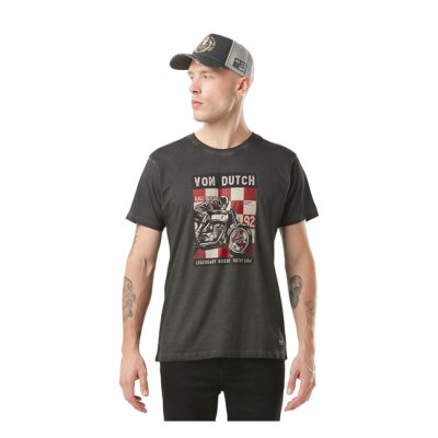 Von Dutch Poster t-shirt dark grey Size M