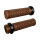 ODI, V-twin lock-on grips vans signature, cable. brown