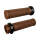 ODI, V-twin lock-on grips vans signature, tbw. brown