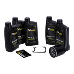MCS, Big Oil service kit. Mineral. Black filter, 87-94 FXR
