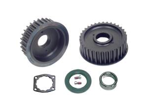 Overdrive Transmission Belt Pulley 3% less RPM Raw 33 teeth