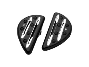 Deep Cut Passenger Floorboards Black, Anodized