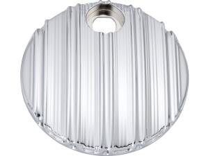 10-Gauge Fuel Door Cover for Touring Chrome