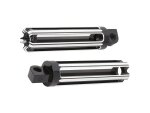 10-Gauge Footpegs Black Anodized