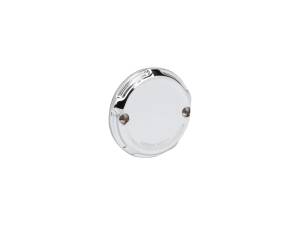 Beveled Point Cover 2-hole Chrome