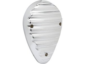 Finned Horn Cover Chrome