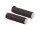 AirTrax Grips Black Rubber, Chrome Endcaps 1" Throttle By Wire