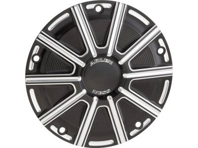 10-Gauge Derby Cover Black Cut Anodized
