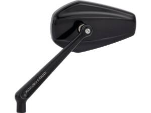 Mini Stocker Billet Mirror Black Anodized Right