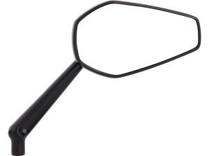 Mini Stocker Billet Mirror Black Anodized Right
