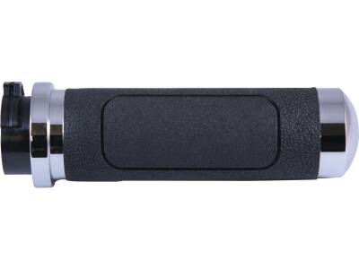 V-Cruiser Grips Black Chrome 1" Throttle Cables
