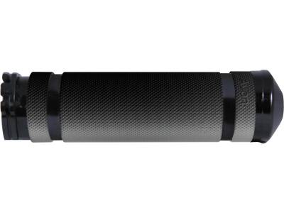 Air Cushion Super Sport Grips Black Anodized 1" Throttle Cables