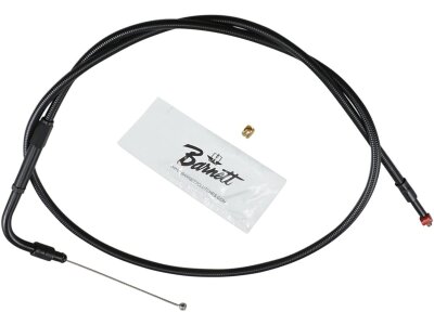 Stealth Series Throttle Cable 90 ° Black Vinyl All Black 34"