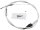 Platinum Idle Cable with Switch For Cruise Control Models 90 ° Stainless Steel Clear Coated Chrome Look 26"/10 3/4"
