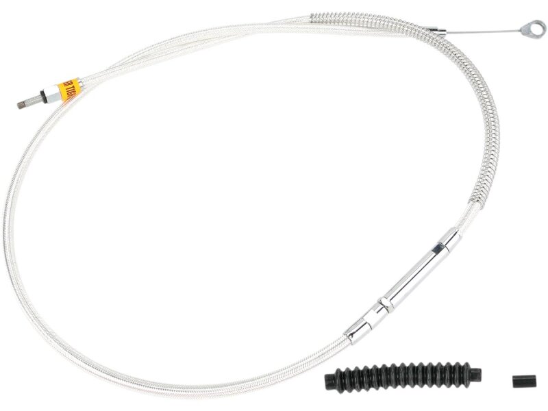 Platinum Series Clutch Cable Standard Stainless Steel Clear Coated Chrome Look 49"