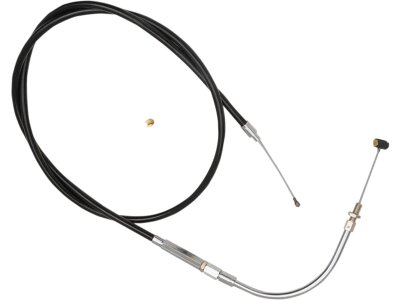 Traditional Black Throttle Cable 90 ° Black Vinyl 40"