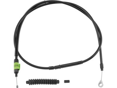 Stealth Series Clutch Cable +6" Black Vinyl All Black 68,8"