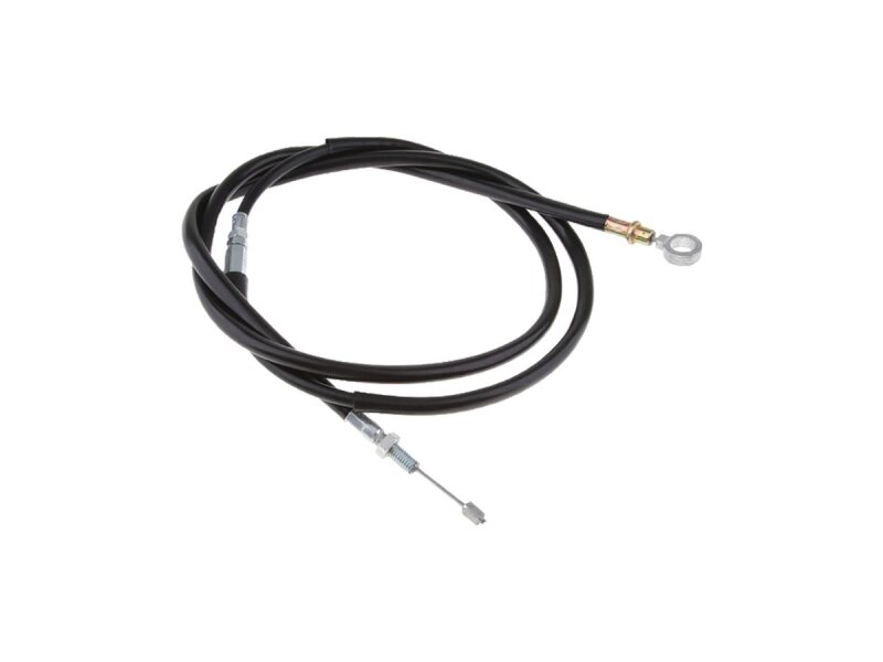 Classic Black Clutch Cable +4" Black Vinyl 67"