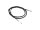 Classic Black Clutch Cable +18" Black Vinyl 71,8"
