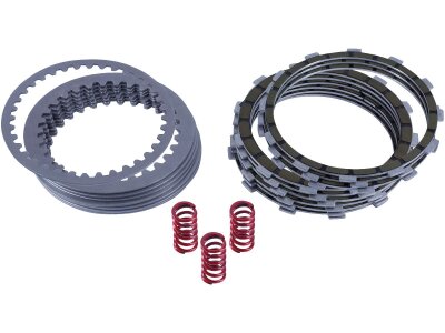 Complete Clutch Kit Clutch Plate Kit 9 Carbon Fiber friction plates, 8 steel plates, Set of 3 heavy duty springs