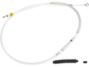 Platinum Series Clutch Cable Standard Stainless Steel Clear Coated Chrome Look 67"