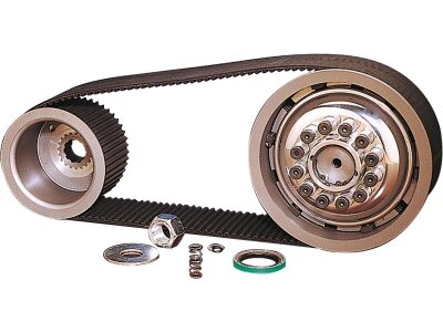 3" Wide Open Primary Drive Kits for Kick Start Applications 47 Tooth Front/72 Tooth Rear, 141 Tooth 3" Belt