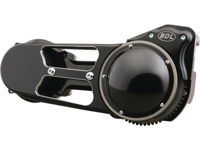 BDL 2 Inch Open Belt Drive 52 Tooth Front/69 Tooth Rear, 142 Tooth 2" Belt Black Anodized