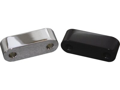 Forward Control Spacer Bracket 24,9 mm Black Right