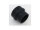 Straight Endcap E3 BLK. Staight Billet End Caps Black 70 mm