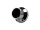 Straight Endcap E3 BLK. Curved Billet End Caps Black 70 mm