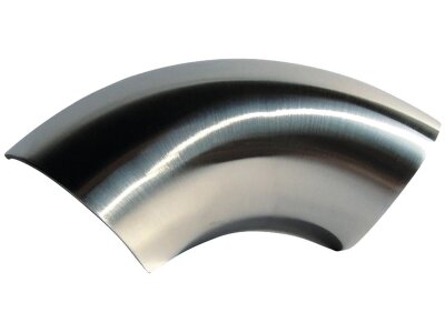 Curved Hot Shot Pipes E2 Heat Shield for Sportster Models Smooth Chrome