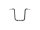 16 Gorilla Apehanger Handlebar 1" clamp diameter Non-Dimpled 3-Hole Black Powder Coated 1 1/4" Throttle By Wire Throttle Cables