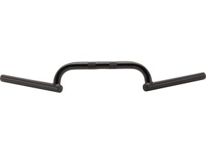1" Clubman Handlebar Dimpled 3-Hole Black Powder Coated 1"
