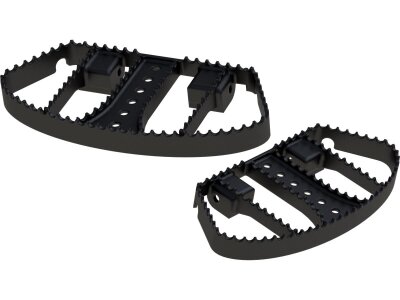 MX-Style Floorboards Black Powder Coated Satin