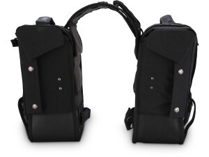 Voyager Throwover Saddlebags Black